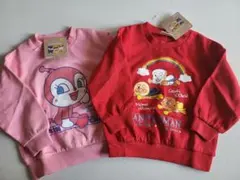 新品☆アンパンマン・ドキンちゃん トレーナー二枚セット③