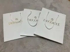 DECORTÉ コスメデコルテ　ショップ袋　紙袋3枚セット