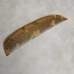 アンティーク　鼈甲　櫛　金蒔絵　あ7　工芸品　簪　かんざし　笄　江戸　明治　着物