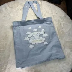 メゾンドフルール　シナモロール　サンリオコラボ　トートバッグ 水色