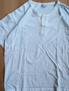 Good On グッドオン ヘンリーネック Tシャツ 水色 XLのサムネイル