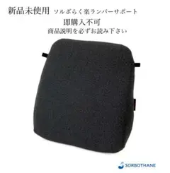 即購入不可 新品未使用 ソルボらく楽ランバーサポート 背当て 腰当て