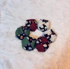 ハンドメイド 布製 お手玉　花柄　巾着袋