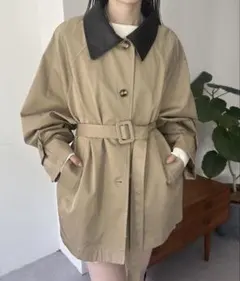 タグ付き新品 MUSINSA STANDARD WOMAN ハーフトレンチコート - メルカリ