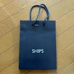 SHIPS ネイビー ショップ袋 小型のサムネイル