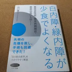 白内障・緑内障が少食でよくなる