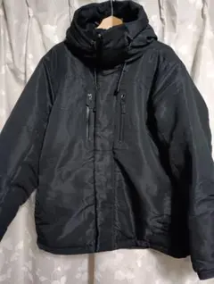 フード付きのブラック　ジャケット　ジャンパー　XL　LL
