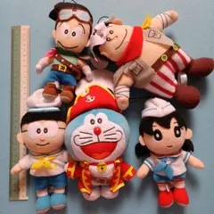 旧デザインフルコンプ』10年ぐらい前の廃盤ドラえもんぬいぐるみセット