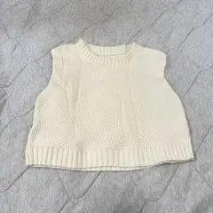 UNIQLO ベビーベスト 80 オフホワイト