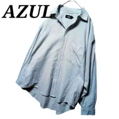 AZUL アズール ストライプシャツ オーバーサイズ カジュアル FREE
