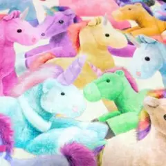 ユニコーン柄 プリント生地