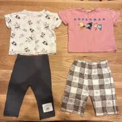 アンパンマン Tシャツとパンツセット 90サイズ