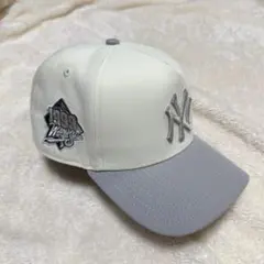 海外 New Era NY ヤンキース 9FORTY キャップ 白 ニューエラ