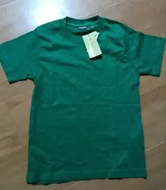 無地　緑色 Tシャツ 120サイズ 綿100%　グリーン