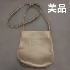 【美品】軽量ショルダーバッグ ブラウン　レディース　ミニバッグ