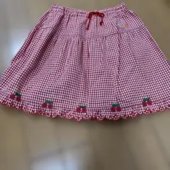 ミキハウスレトロスカート美品120㎝