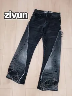 1点物　zivun 再構築 リメイク デニムパンツ　ジーンズのサムネイル