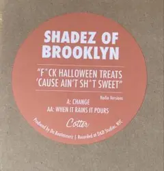 Shadez Of Brooklyn – Change 未使用 新品 7インチ Shadez of Brooklyn / Change 7インチUS300枚限定 2025年最新