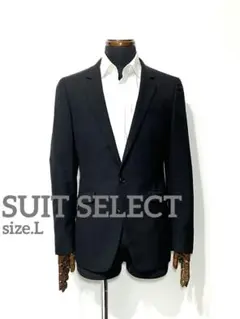 SUIT SELECT◇スーツセレクト◇メンズテーラードジャケットY6 ブラック