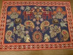 中近東　お土産　インド ミラーワーク刺繍
