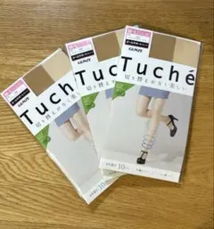 GUNZE Tuché ストッキング ナチュラルベージュ M-L 3パック