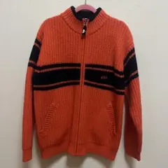 ジップアップセーター ニット