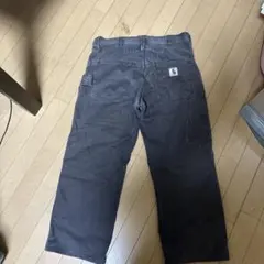 グレー ワークパンツ