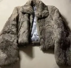フェイクファーショートジャケット