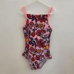 【新品】Petit Bateau花柄ワンピース水着128㎝