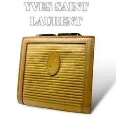Yves Saint Laurent がま口 折り財布 レディース 6743