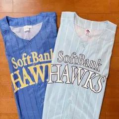 【2枚セット】ソフトバンクホークス レプリカユニフォーム メンズLサイズのサムネイル