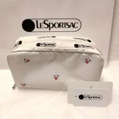 LeSportsac キルティングポーチ ホワイト神崎恵コラボ - メルカリ