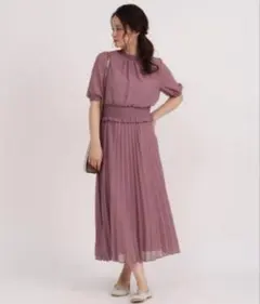 アナトリエ シフォンプリーツロングワンピースのサムネイル