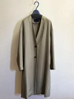 シビラ ダブルフェイス ケープデザインウール調コート キャメル色 シビラ ダブルフェイス ケープデザインウール調コート キャメル色