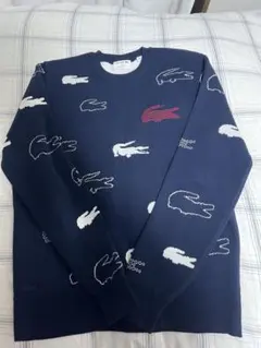 LACOSTE ラコステ ニットセーター 紺色