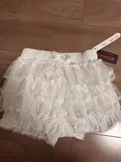 ROMWE フリル ミニスカート ホワイト Sサイズ パニエのサムネイル