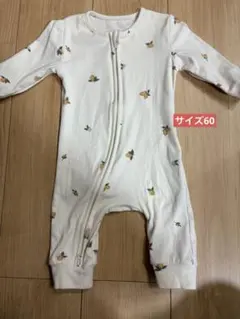 【最終値下げ】PUPPAPUPO レモン柄　ロンパース カバーオール