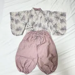 【美品】ベビー袴　女の子　80〜90cm程度