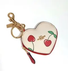 COACH　コーチ　チェリー 　ミニ コインケース　小銭入れ　財布　ハート型