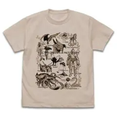 ダンジョン飯 魔物図鑑 Tシャツ SAND BEIGE- L [コスパ]