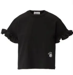 Onitsuka Tiger WOMEN'S T-SHIRT M 黒　綿100%のサムネイル