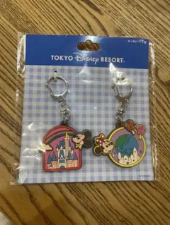 東京ディズニーランドグッズ ミッキー ミニー キーホルダーセット
