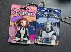 ヒロアカ パッケージ風キーチェーン 麗日お茶子 飯田天哉