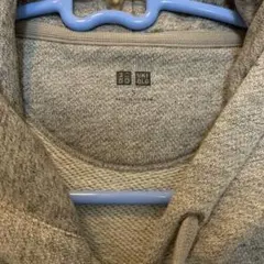 UNIQLO Sサイズ パーカー　グレー　ユニクロ　ジップパーカー　スウェット