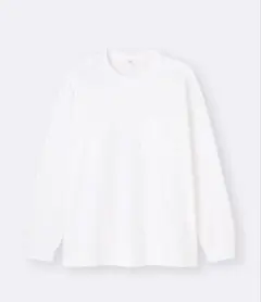 値下げ可　GU ヘビーウェイトクルーネックT(長袖) M