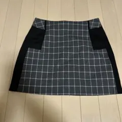 N. Natural チェック柄ミニスカート Sサイズのサムネイル