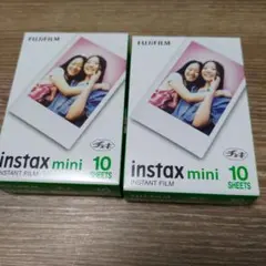 FUJIFILM instax mini インスタントフィルム 10枚入り×2