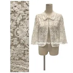 DOLCE&GABBANA 豪華立体コットンレースジャケットのサムネイル