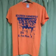 GILDAN BOURBON SUMMERFEST Tシャツ オレンジ S