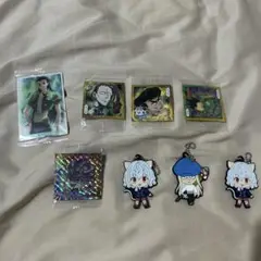 ハンターハンター　メルエム　カイト　ピトー　キーホルダー　ガチャ　ラバーチャーム